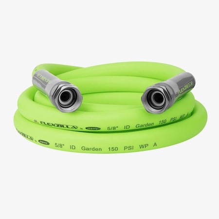 Flexzilla 5/8 in ID x 10 ft L Lead-In Garden Hose, ZillaGreen HFZG510YWLI